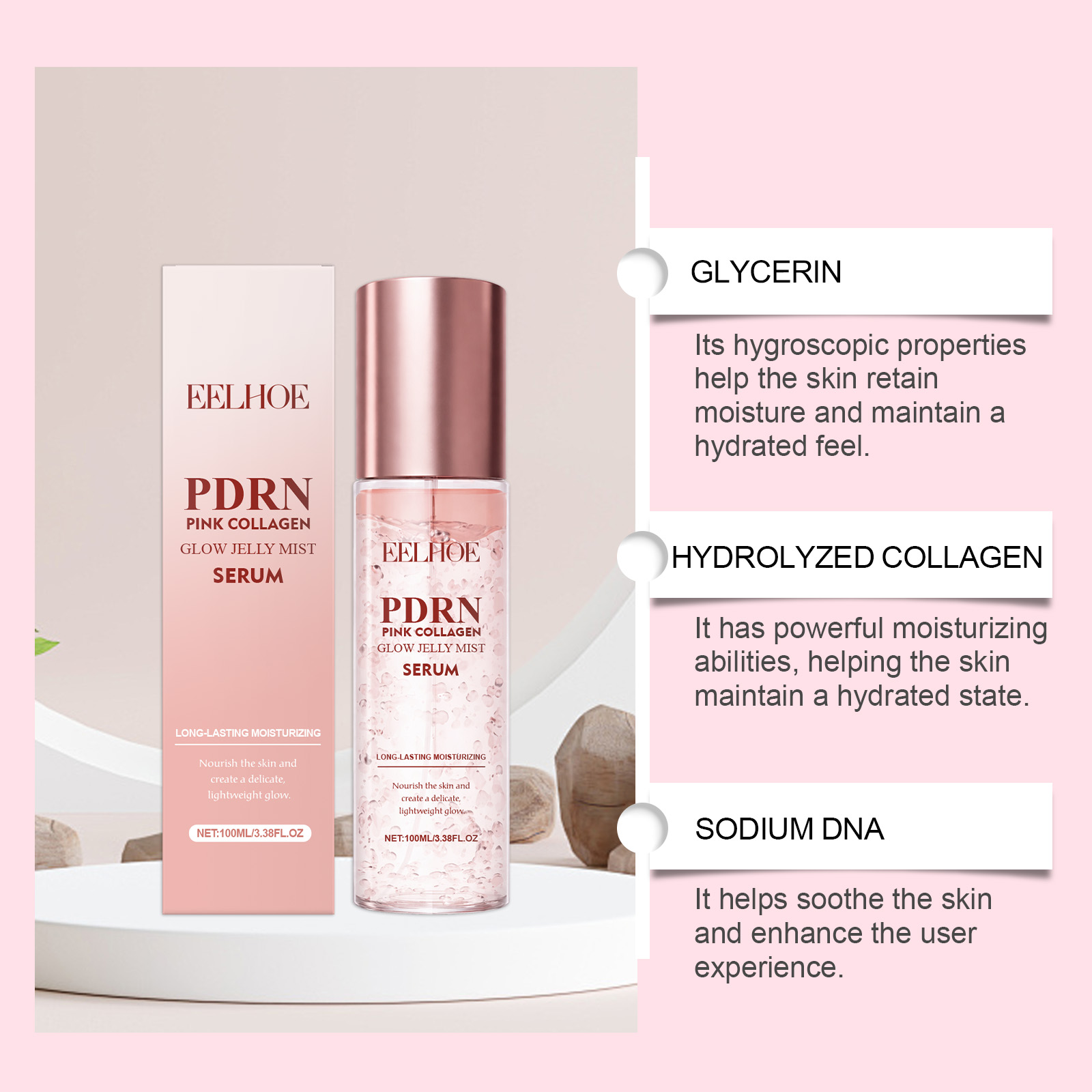 コラーゲン エッセンス スプレー スムージング フェイシャル - Essence Serum Toner のレビューと価格