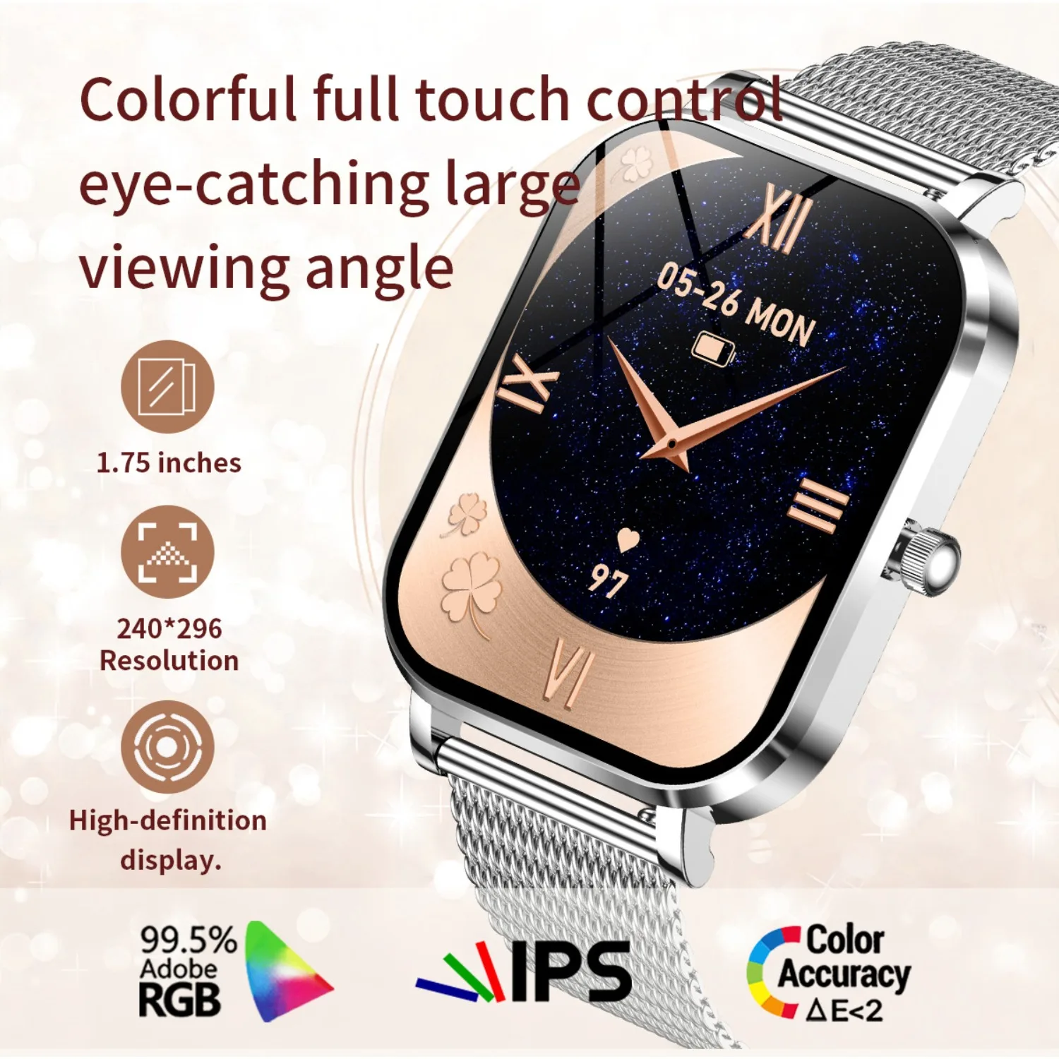 ApexTPUltra 薄型スマートウォッチ 女性用 Blu - Korean Women Lifestyle のレビューと価格