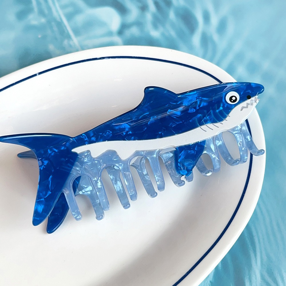 ヘアピン 海の動物 ヘアクリップ 金魚 PVC 海洋生物 魚 - Korean Women Lifestyle のレビューと価格