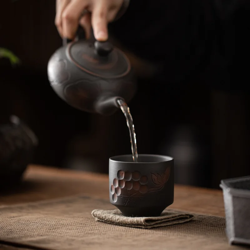 雲南省建水紫陶茶杯 手作りの素焼き陶器 カンフーティーカップ - Celadon Ceramic Cup のレビューと価格