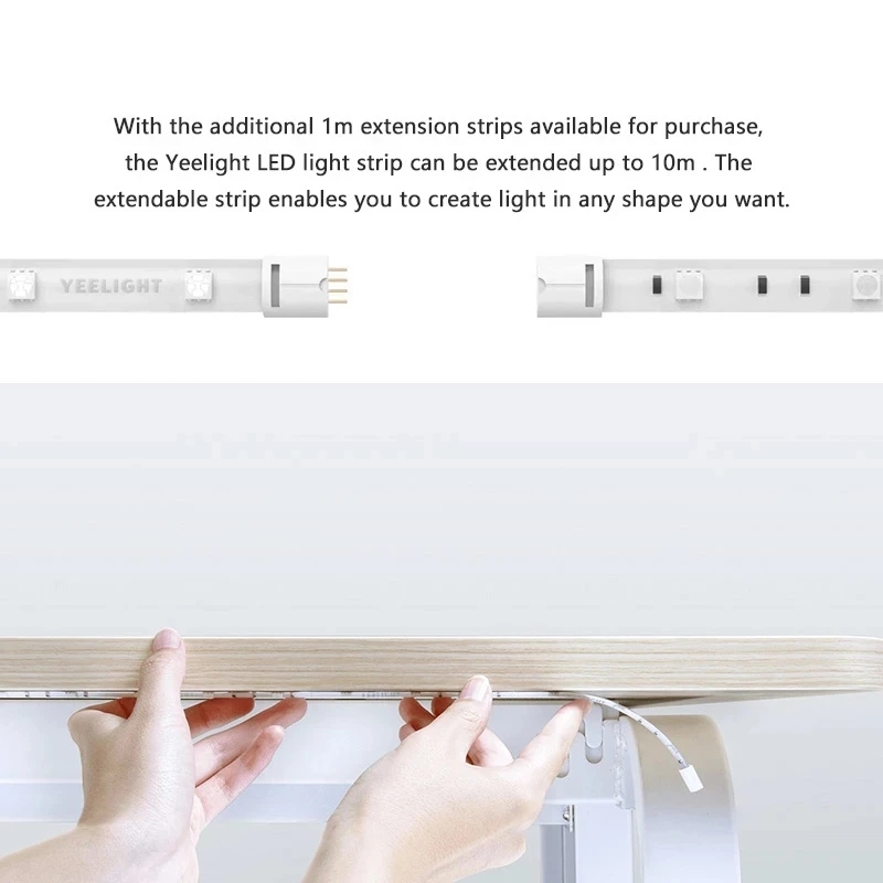 Yeelight-スマートLEDストリップライト,1s,2m - Yeelight Light Lightstrip のレビューと価格