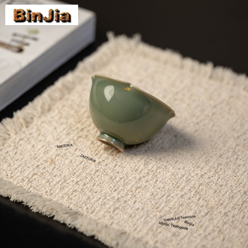 100ml越窯青磁茶碗ブティックティーボウル茶碗セット茶試し - Celadon Ceramic Cup のレビューと価格