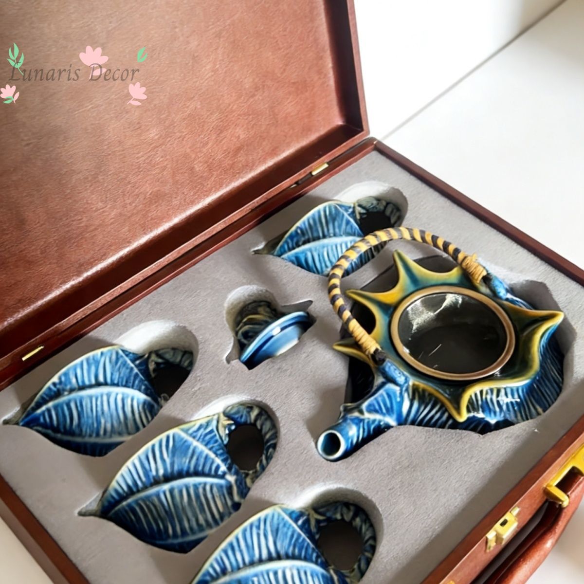 陶磁器の茶器セット、青磁セット、軽贅沢な茶器セット、大きな茶 - Celadon Ceramic Cup のレビューと価格